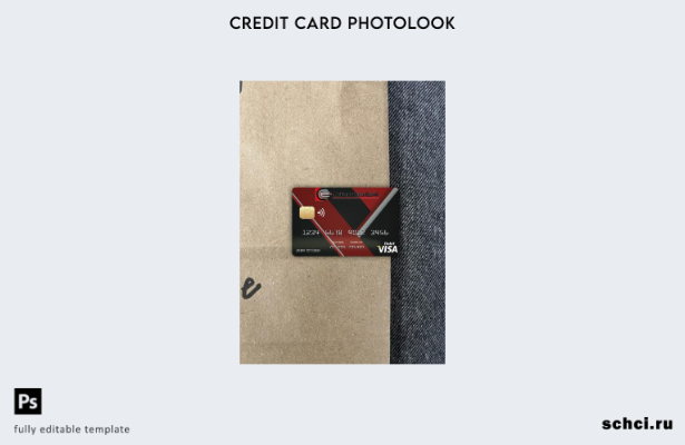 цифровая загрузка Congo Afriland First, фотошаблон лицевой стороны карты Visa ба